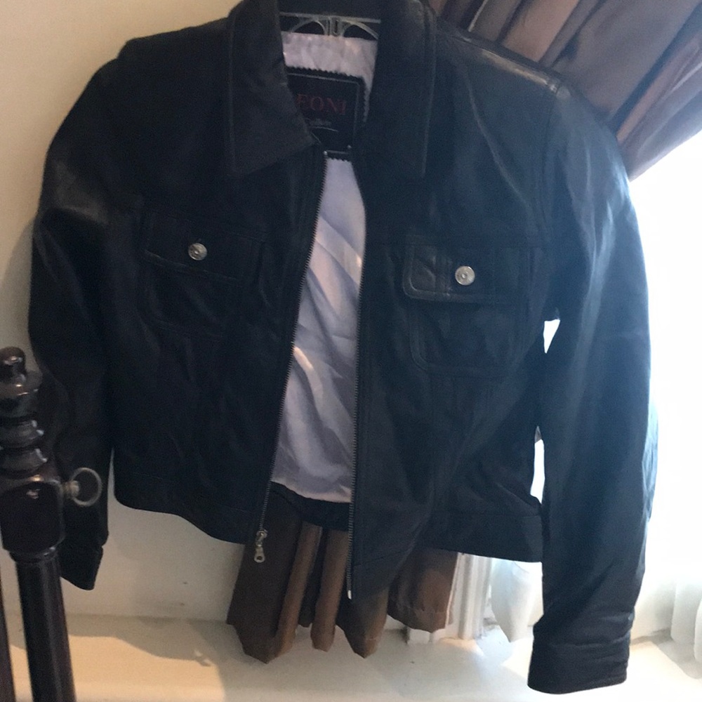 Leather jacket